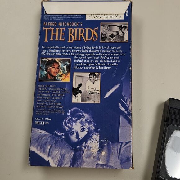 The Birds VHS Tape 1990 Vintage - Picture 4 of 4